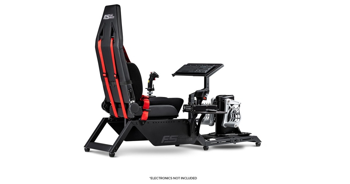 Next Level RacingFlight Simulator racing simulator  (Zwart/rood)
