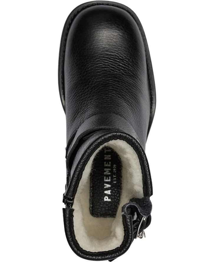 Pavement Zevil Structure Wool Black