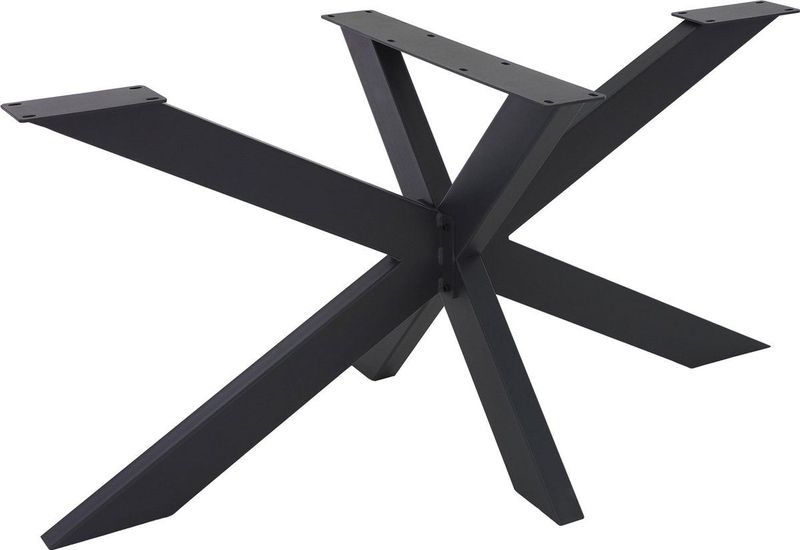ML-Design Tafelpoten X-Design, zwart, 78x71x150 cm, gemaakt van metaal