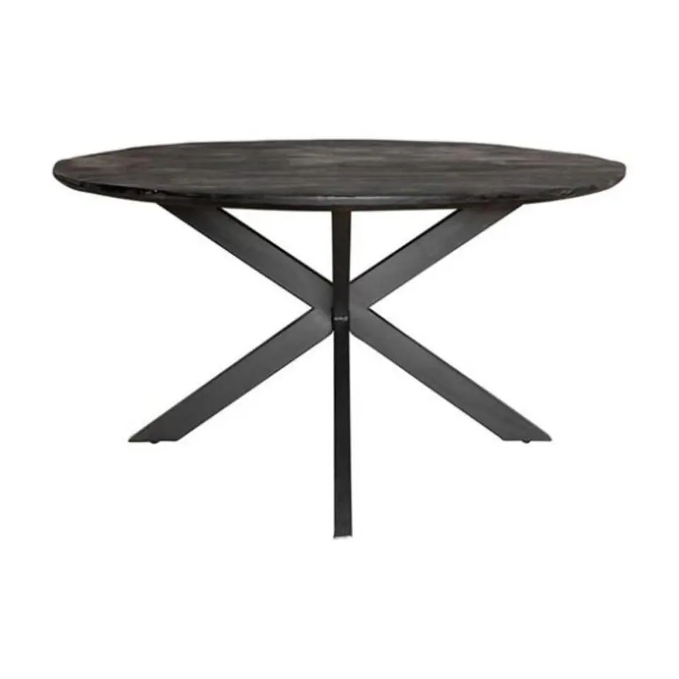 Furndea Eettafel Orianna rond - zwart 140cm