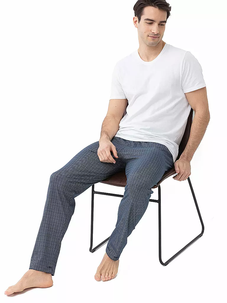 MEY Pyjamahose  blau