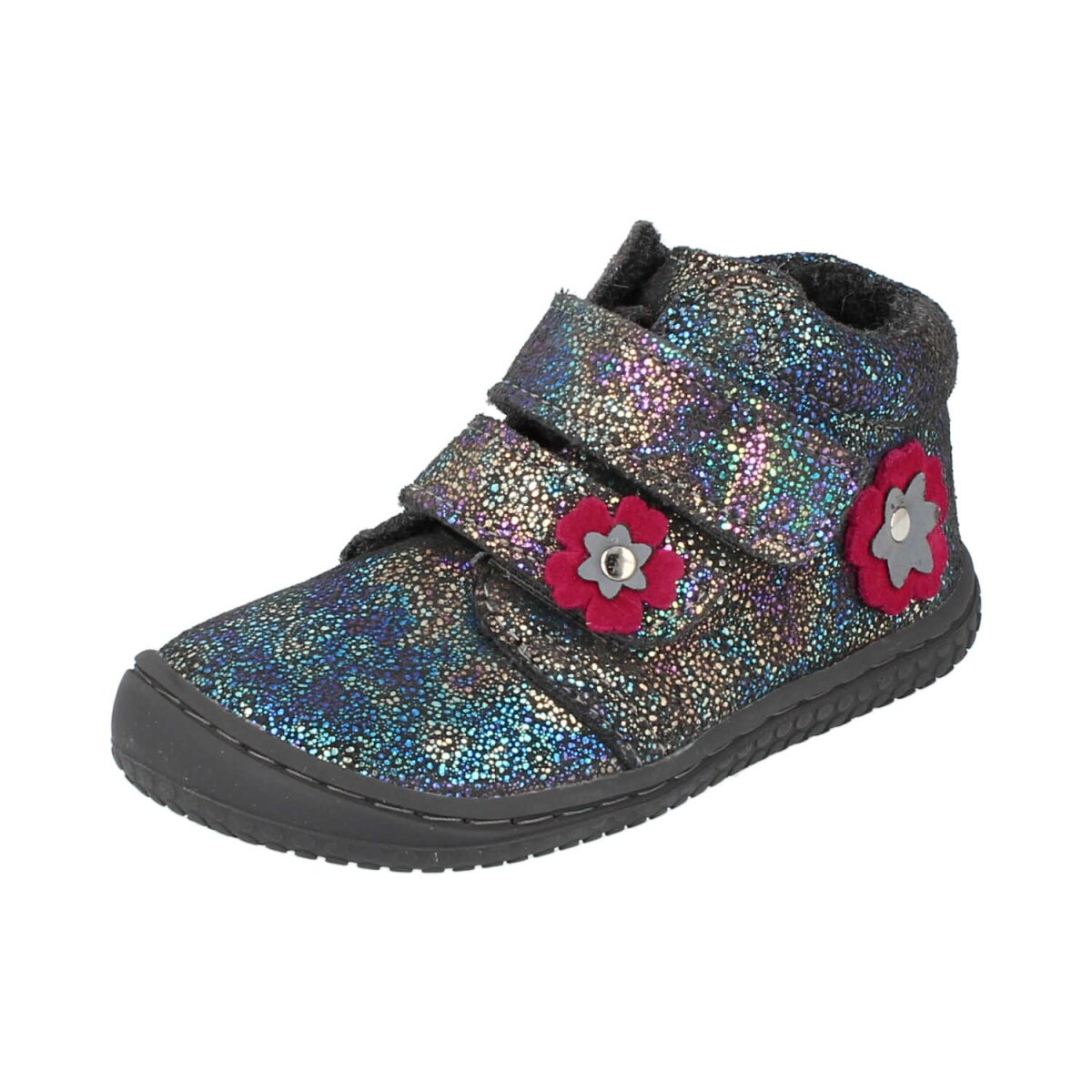 192014-F03 CHAMELIION velours glitter graphit fleece velcro Weite/M
