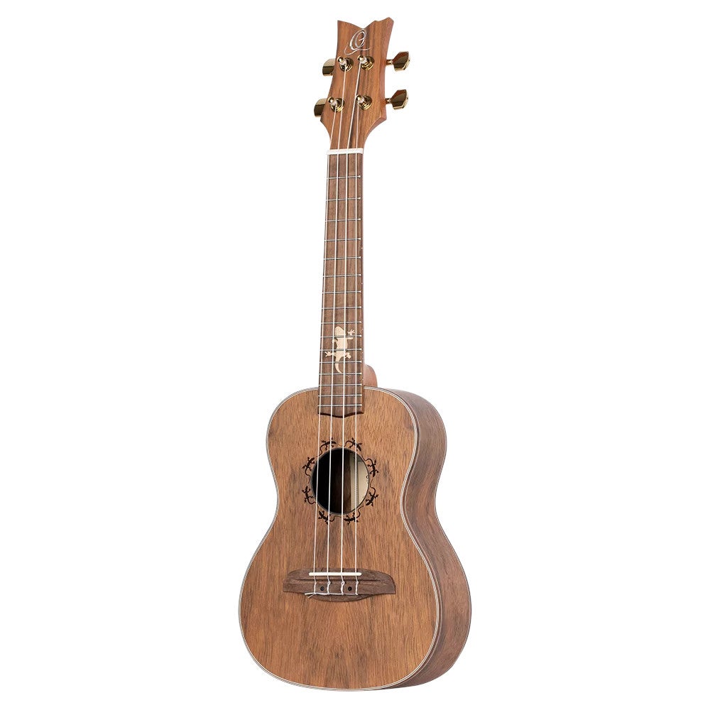Ortega LIZARD-CC-GBL Lizard Series Left-handed Concert Ukulele linkshandige E/A concert ukelele met gigbag