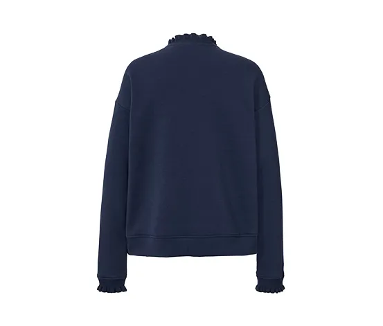 Sweatshirt mit Strickdetails