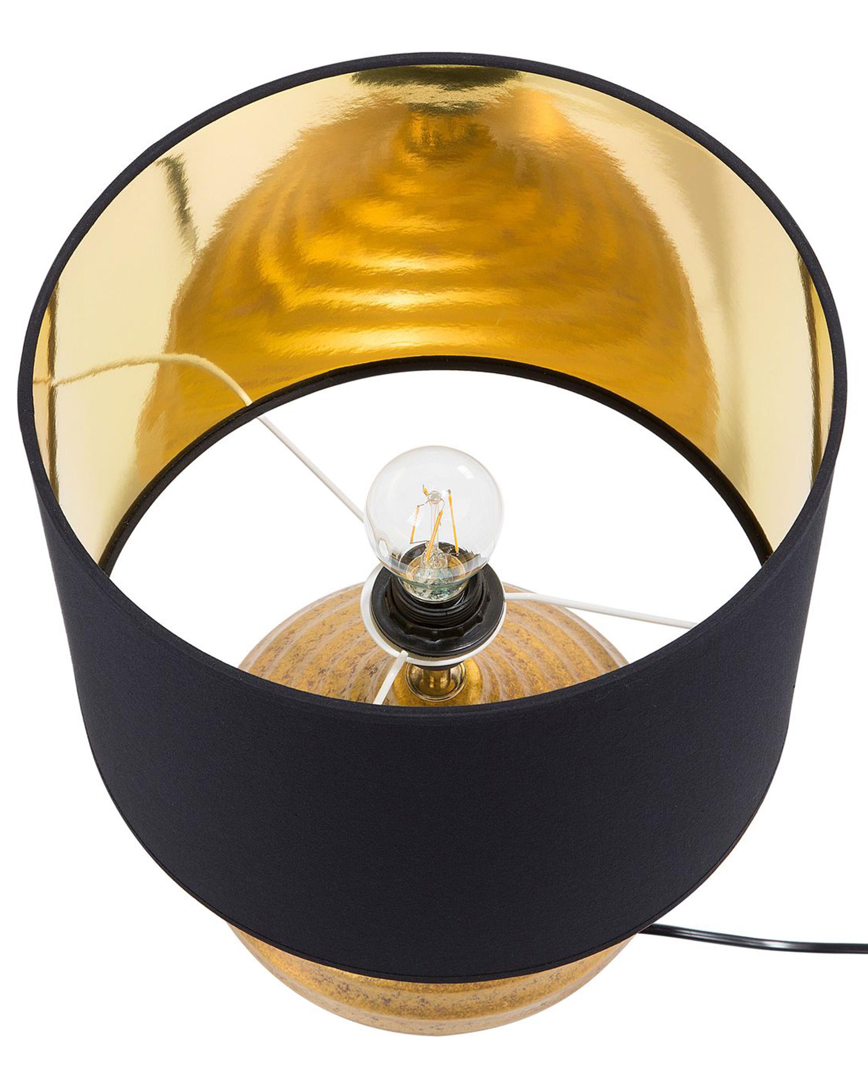 Tafellamp KUBAN Keramiek Goud