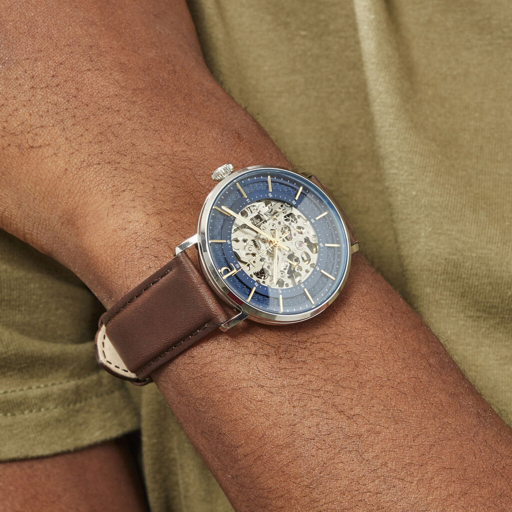 Montre Pierre Lannier Gaius Bleu