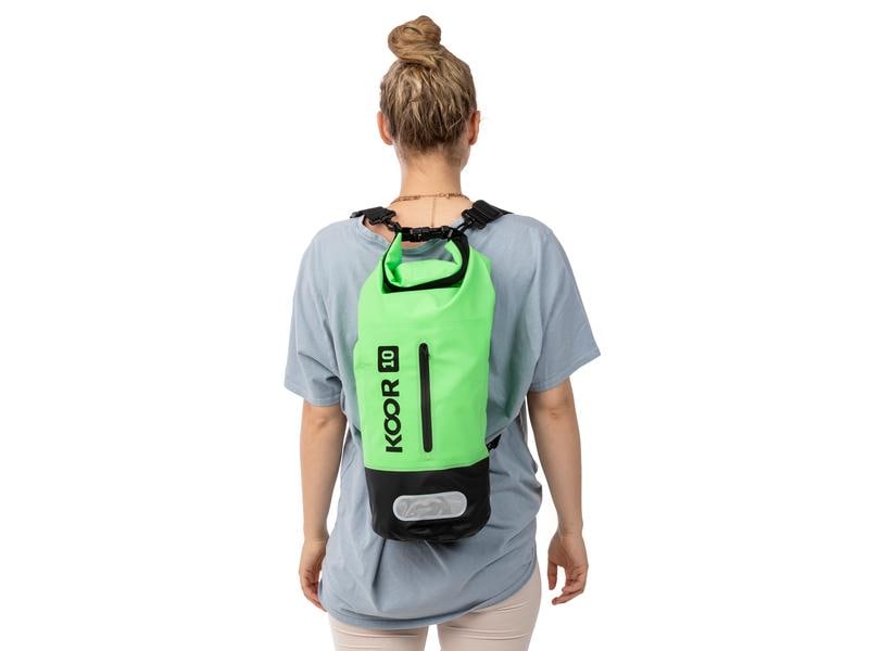 KOOR Dry Bag Toore Grün 10 l Wasserdichter Schwimmsack