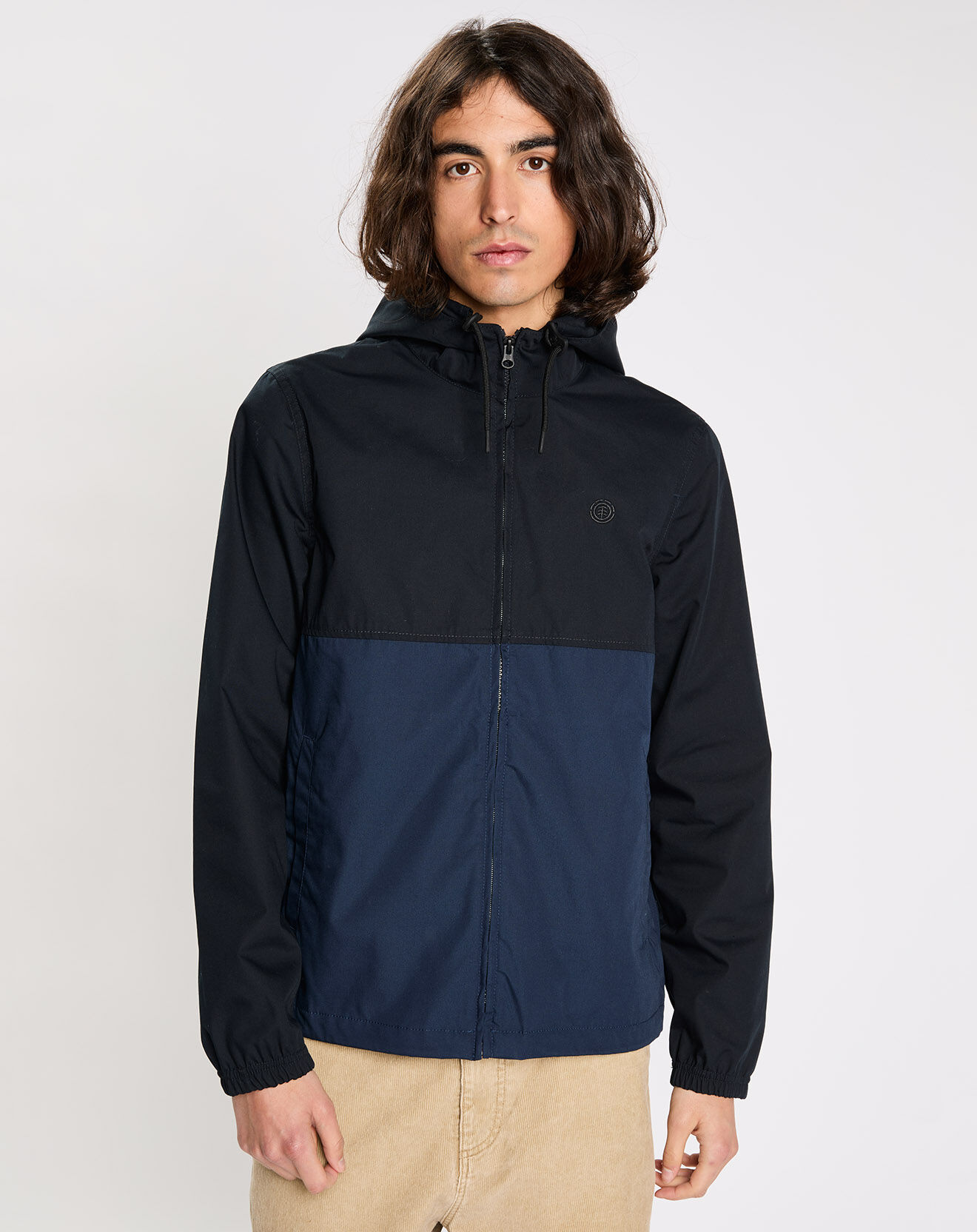 Element Blouson léger Alder bicolore bleu marine/noir