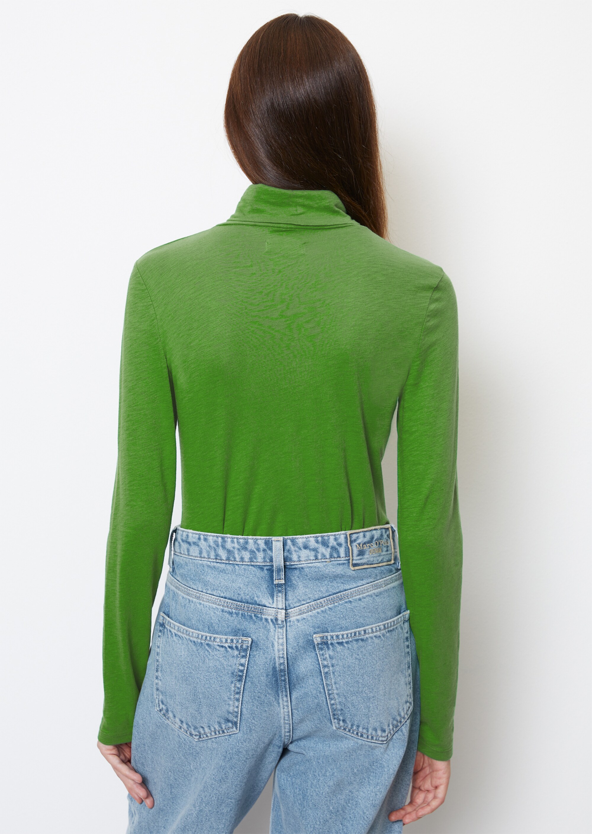 DfC Rollkragen-Longsleeve shaped aus Organic Cotton