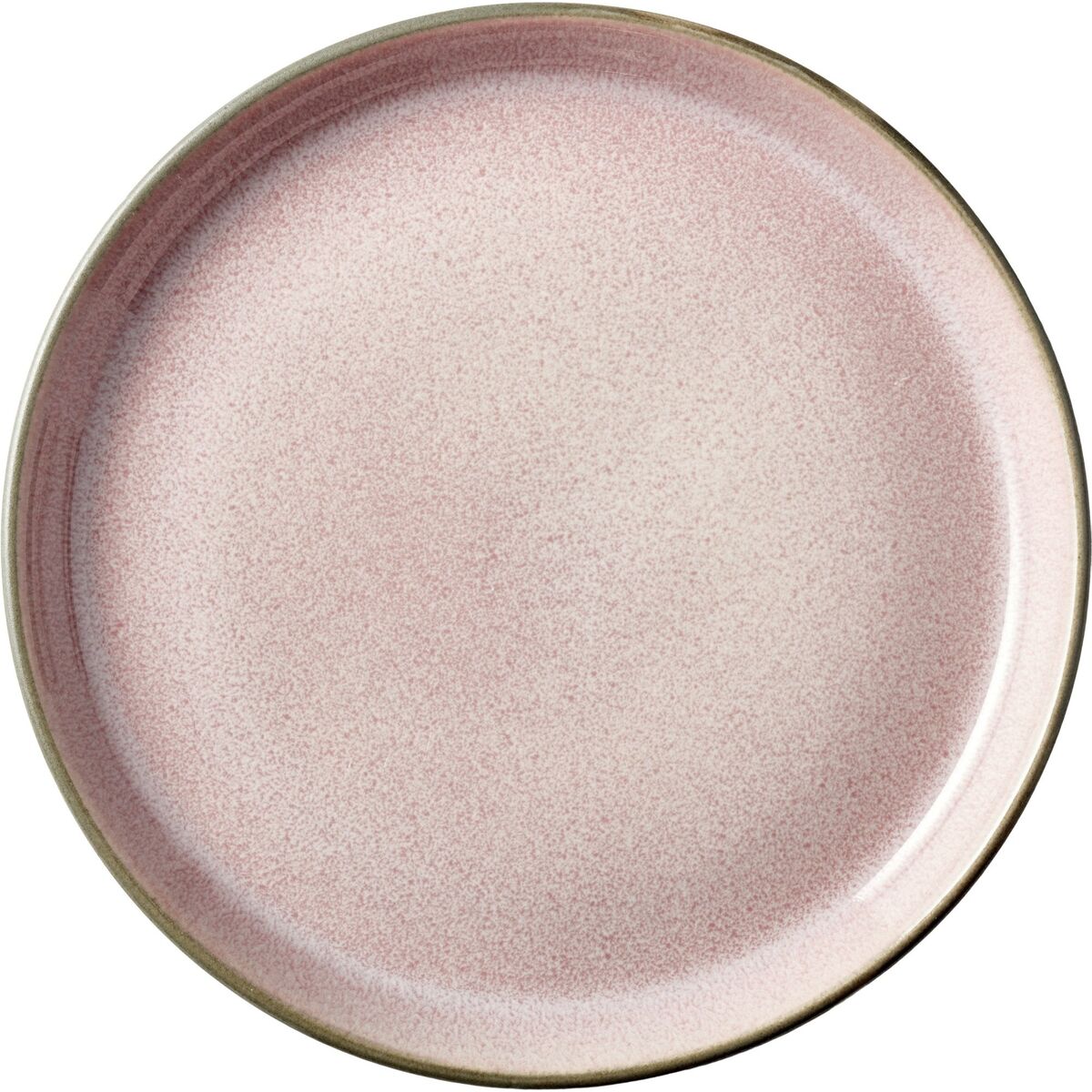 Gastro tallerken 17 cm, lyserosa/grå