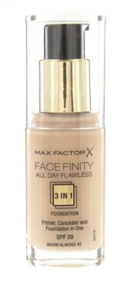 Max Factor Foundation Facefininty 3in1 45 Warm 1 stuk