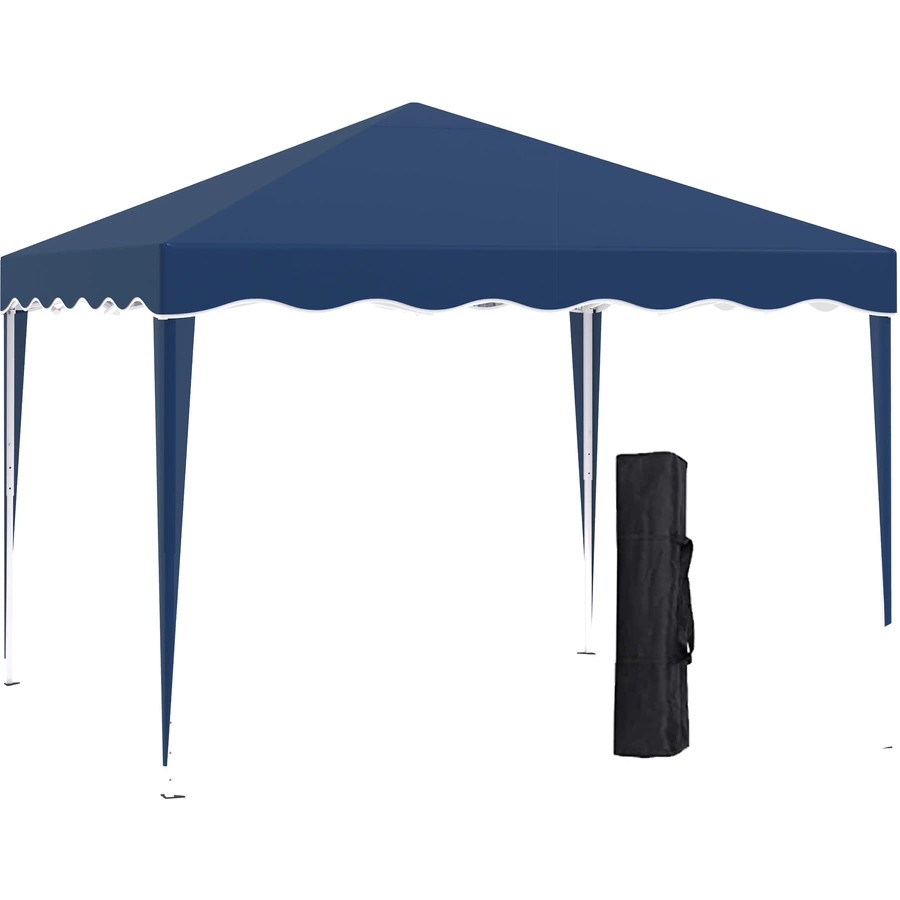 Outsunny Faltpavillon mit Tragetasche blau