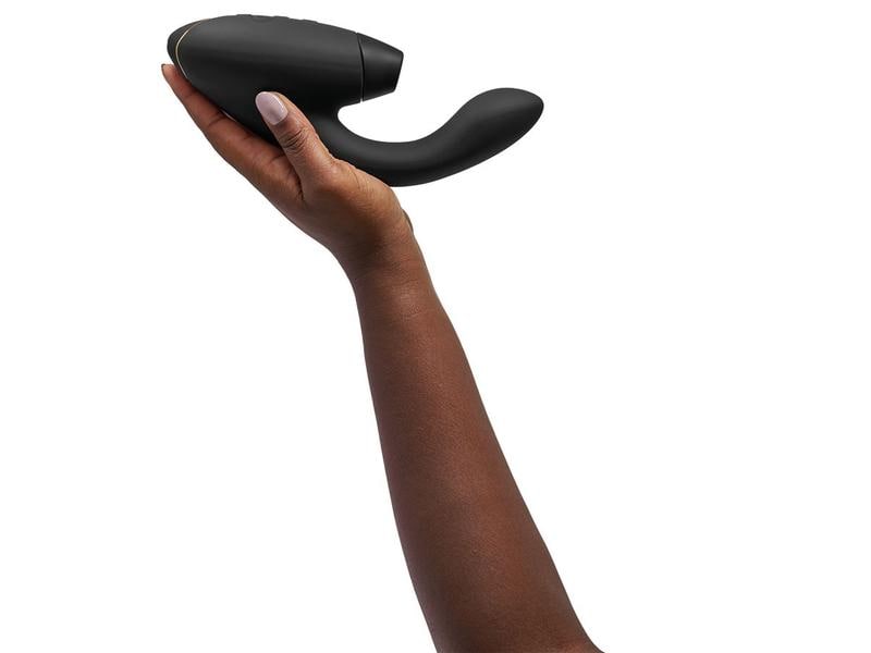 Womanizer Vibrator Womanizer DUO 2 schwarz Sextoy für die Klitoris- und G-Punkt-Stimulation