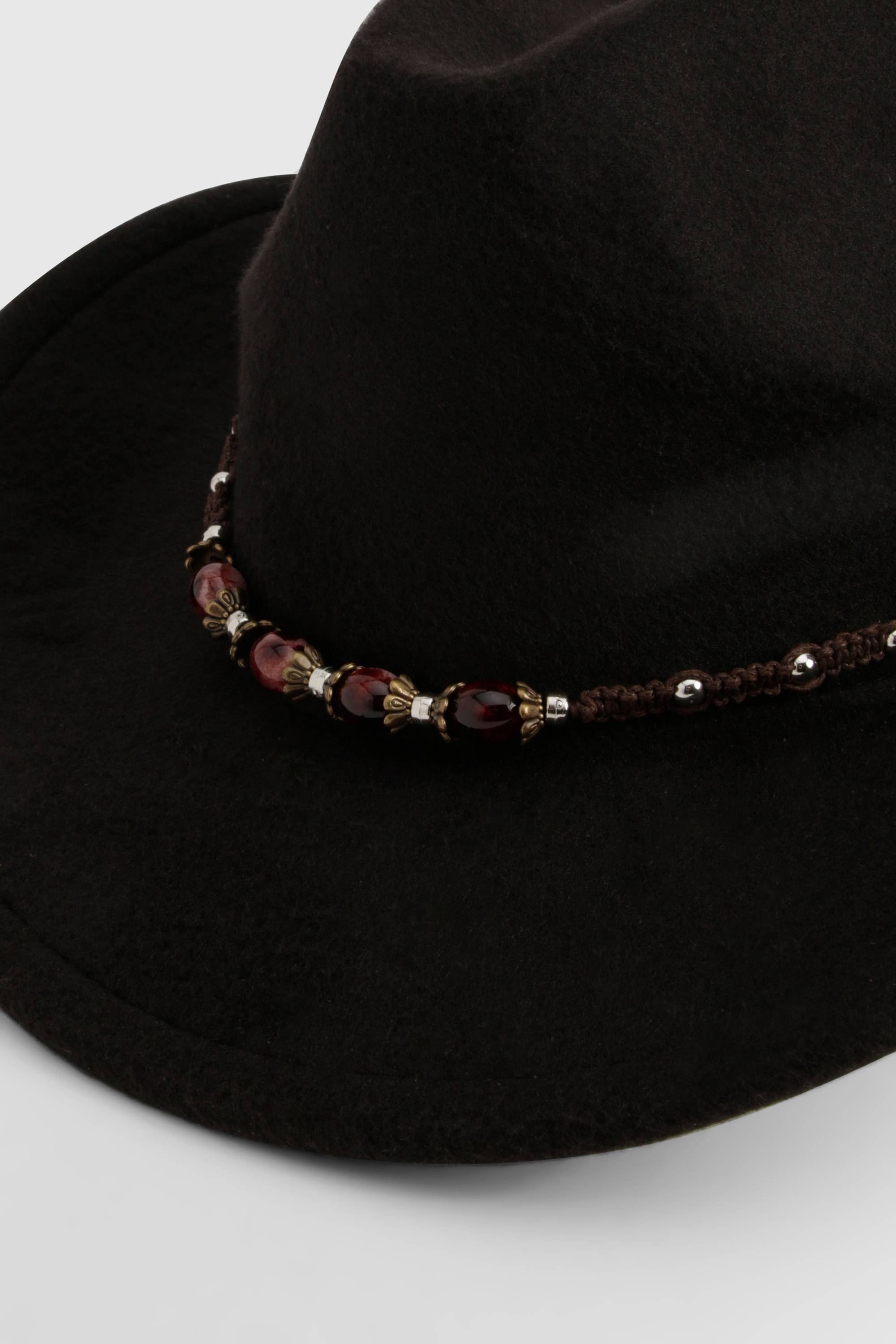 boohoo Chapeau western à détail de garniture à boucle
