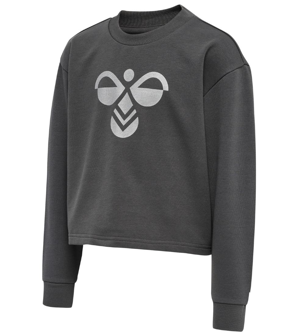 Hummel Sweatshirt - Cropped - hmlCinco - Grau