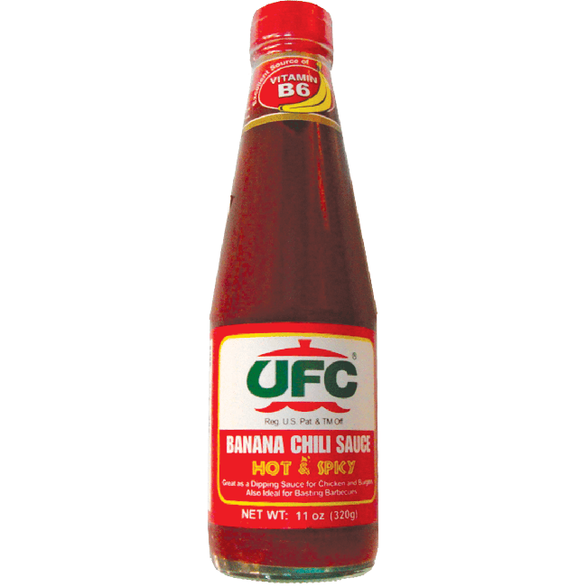UFC Banaan Chilisaus Heet en Pittig 320g