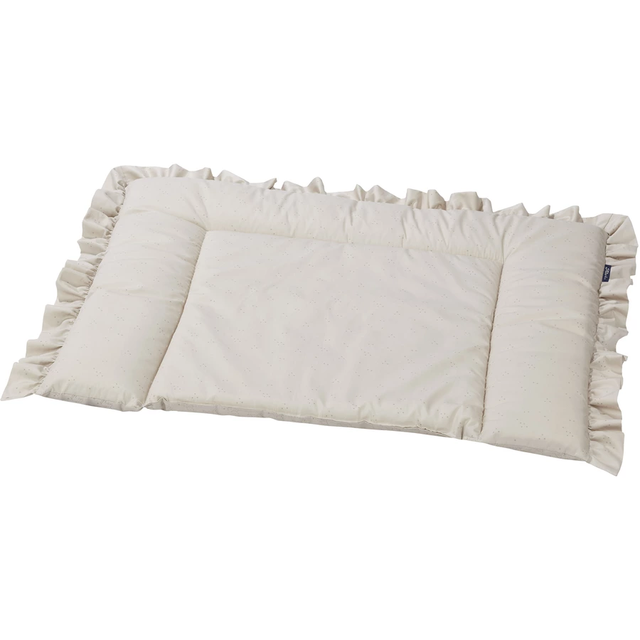 Alvi® Wickelauflage mit Stoffbezug Volant 85 x 70 cm