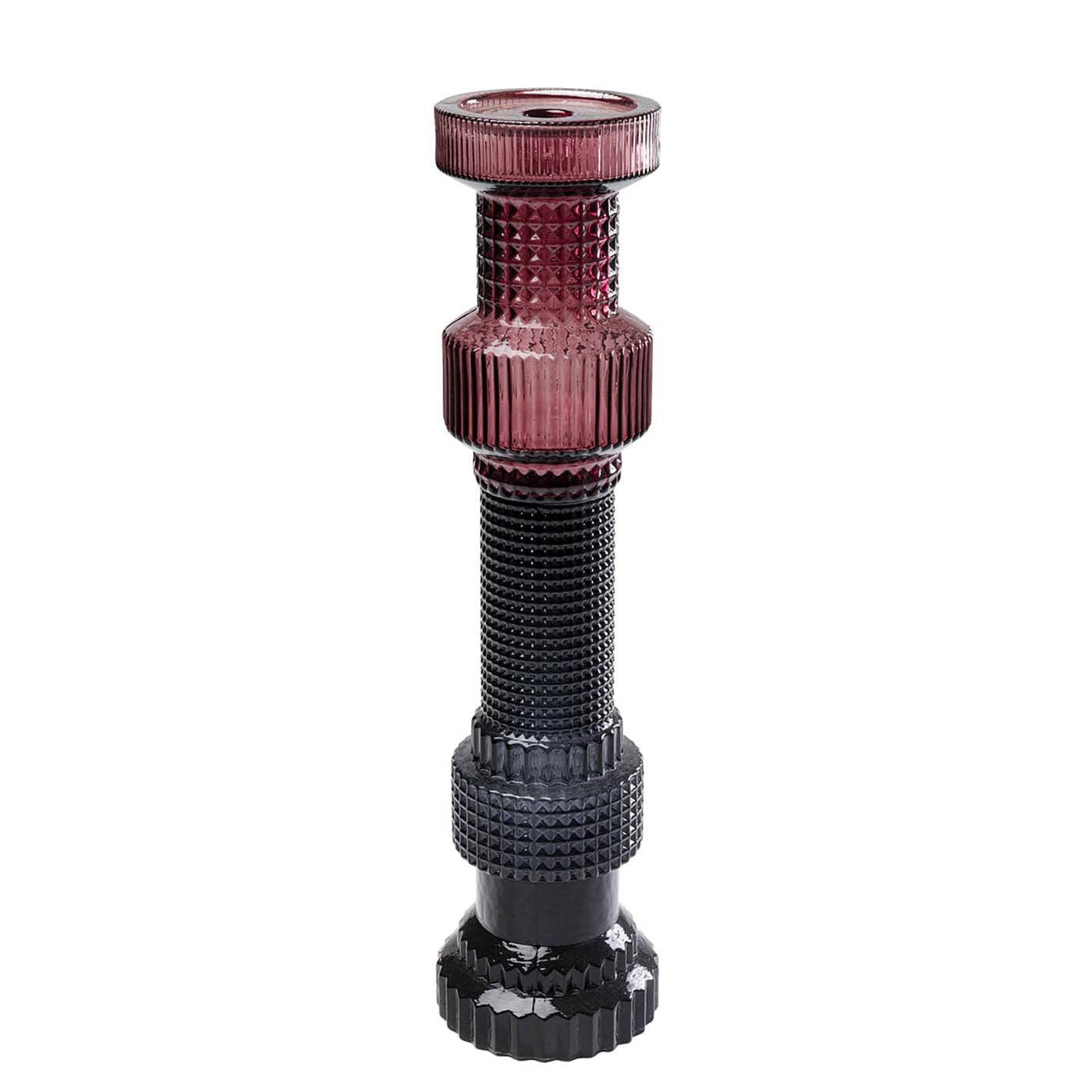 Kandelaar Marvelous Duo grijs roze 49cm Kare Design