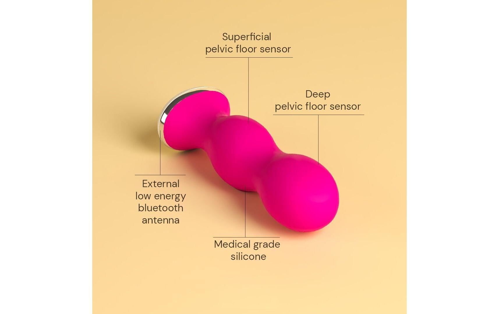 Beckenbodentrainer, Rosa<br>Kegel-Trainer für einen stärkeren Beckenboden