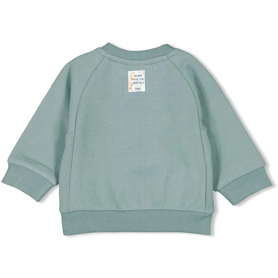 Feetje Sweatshirt Animals Petrol