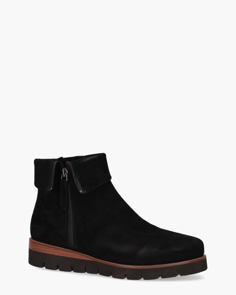 Di Lauro Nanet Zwart Dames Enkelboots