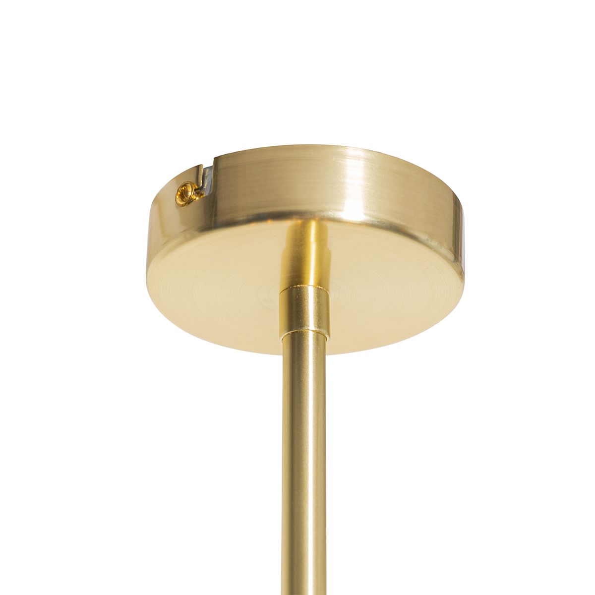 Klassieke hanglamp goud met glas 12-lichts - Elien