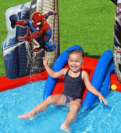 Bestway Spielbecken m. Zubehör - 211 x 206 cm - Spider-Man