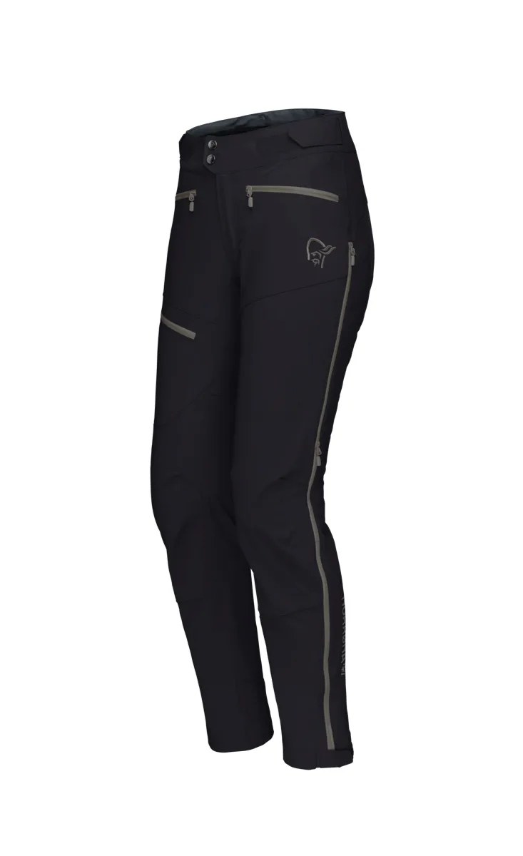 Norrøna Women's Fjørå Flex1 Pants Caviar/Castor Grey