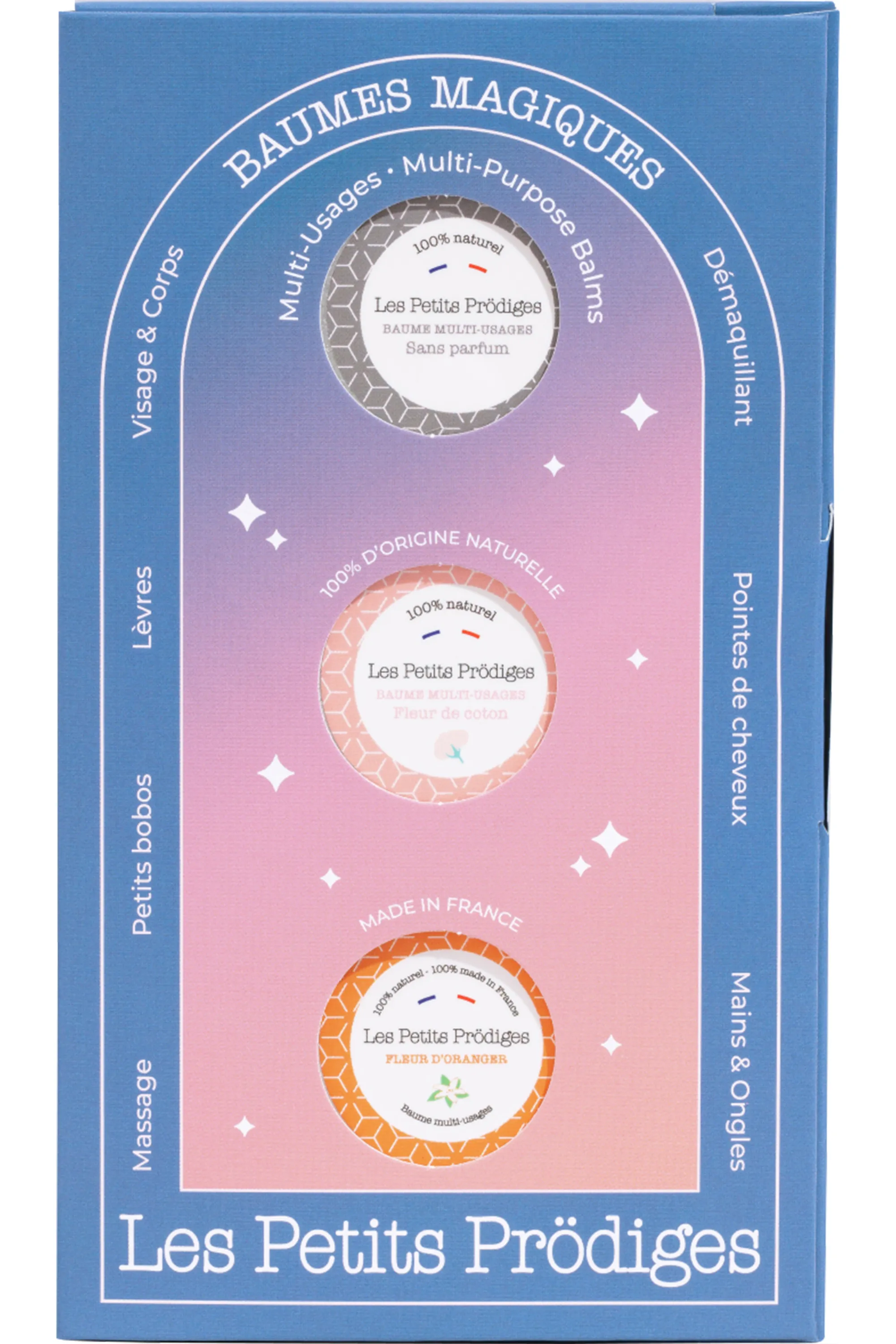 Les Petits Prödiges Coffret trio de baumes multi-usages-30 ml
