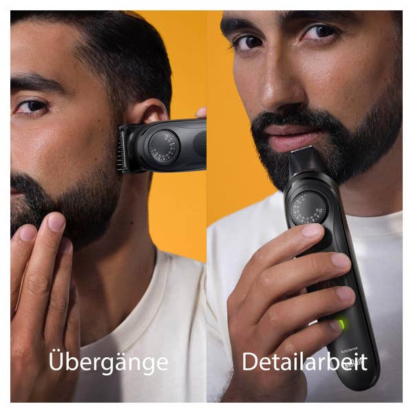 Braun Barttrimmer BT7441, Trimmer mit Barber Tools und 100 Min. Laufzeit