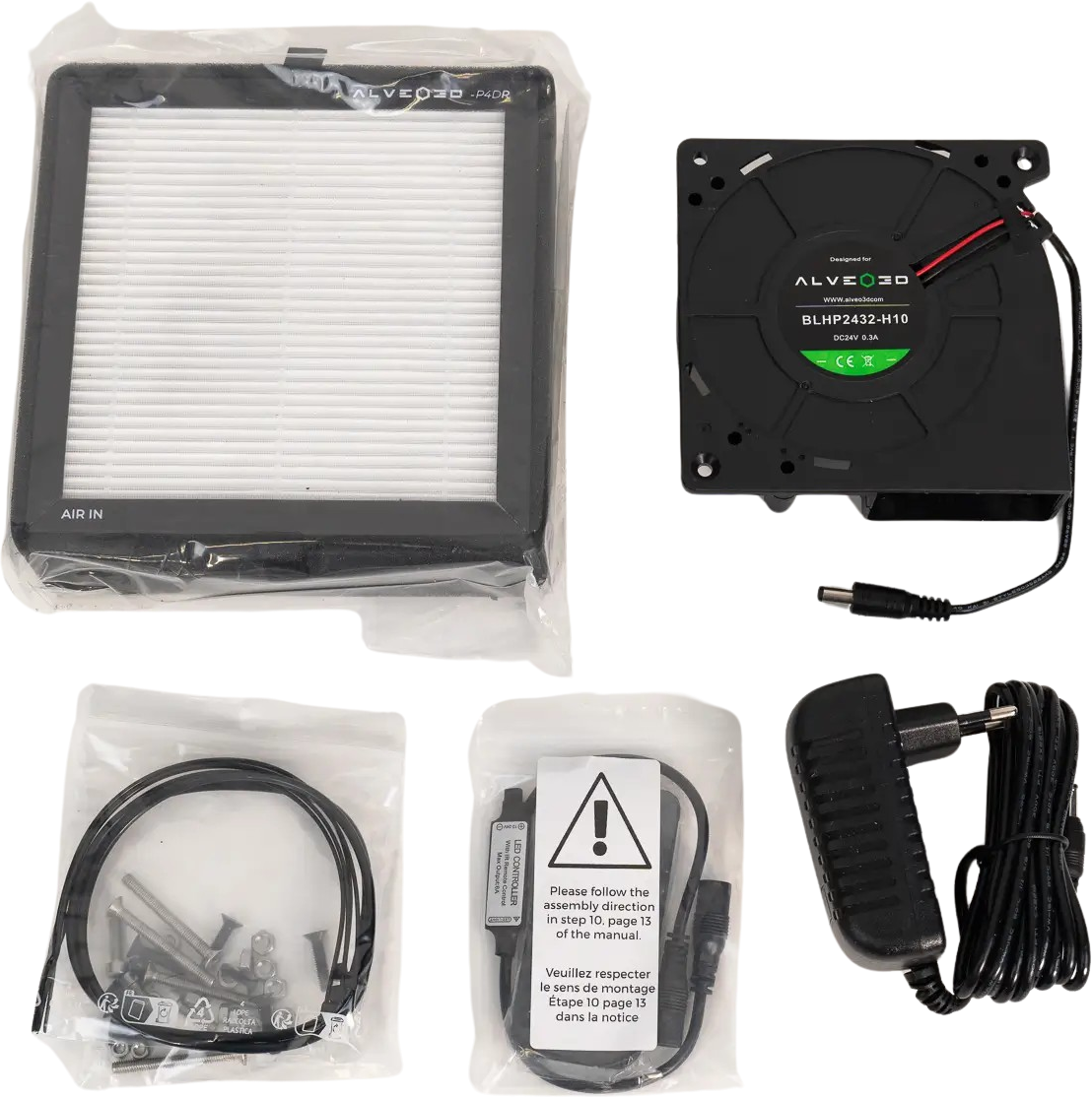 Alveo3D  Remote-Controlled Filtration Kit für Bambu Lab P2S    Filtrationskit für Bambu Lab Drucker