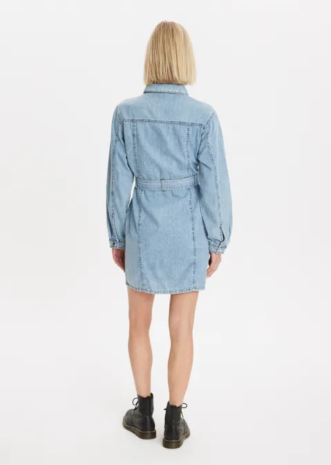 Denim jurk blauw (BLW.USM)