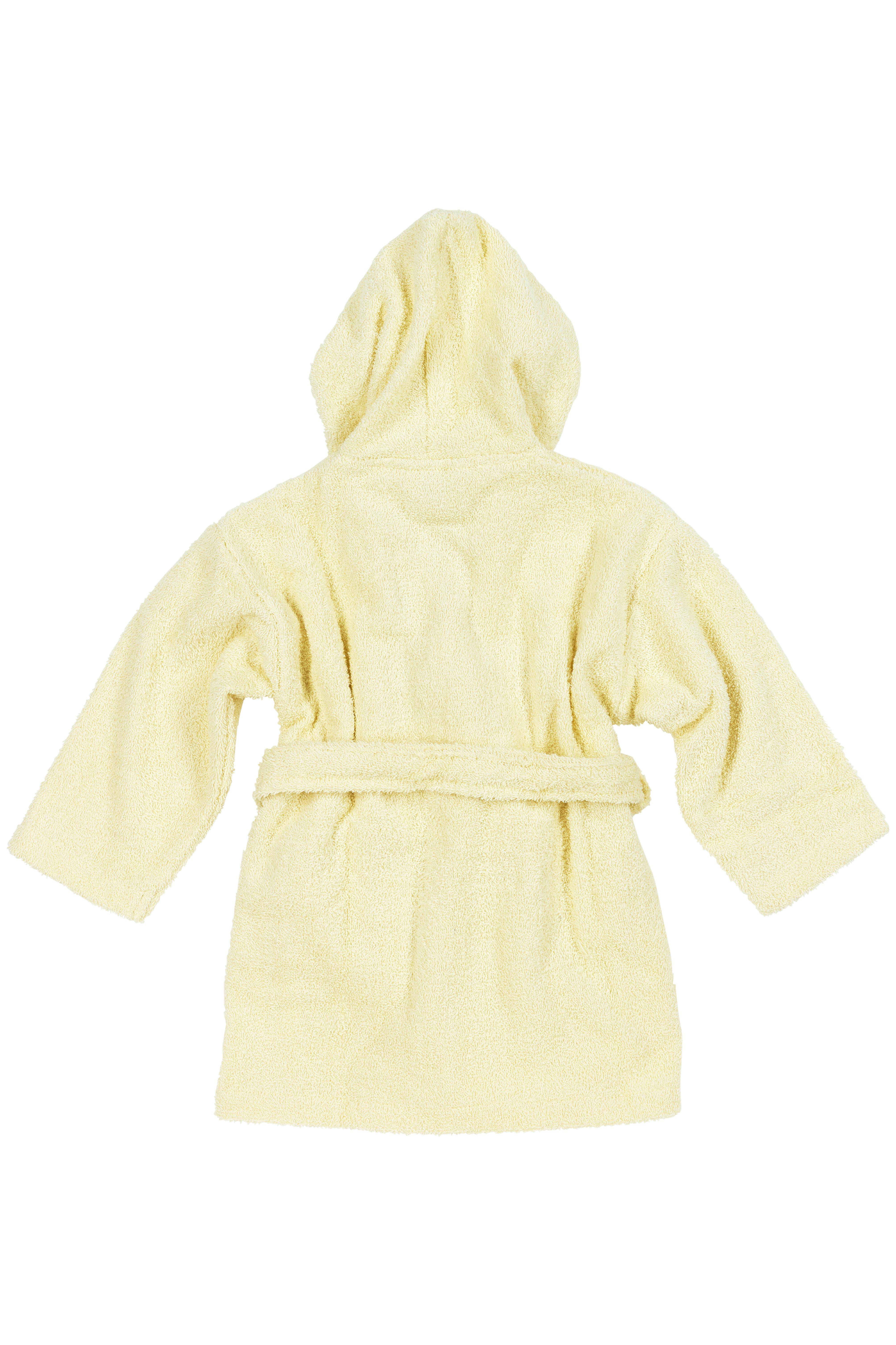 Meyco badjas Basic badstof soft yellow