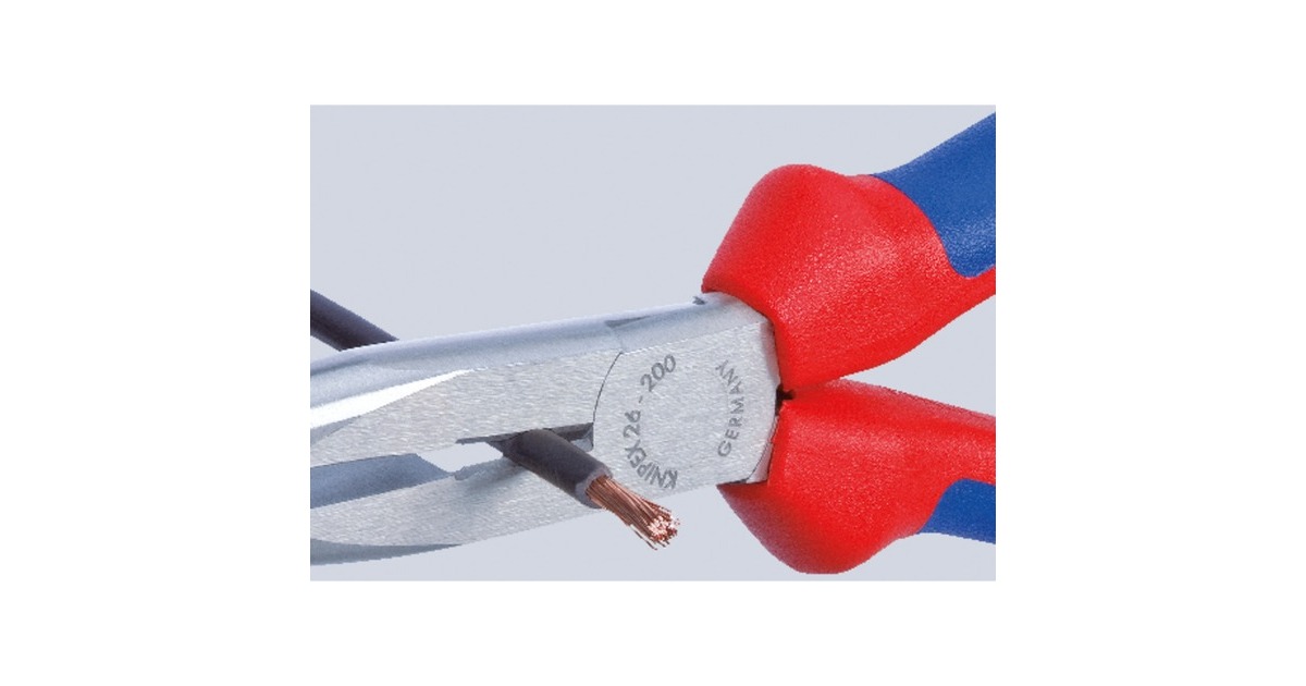 KNIPEXRadiotang 2612200 grijptang  (Rood/blauw)