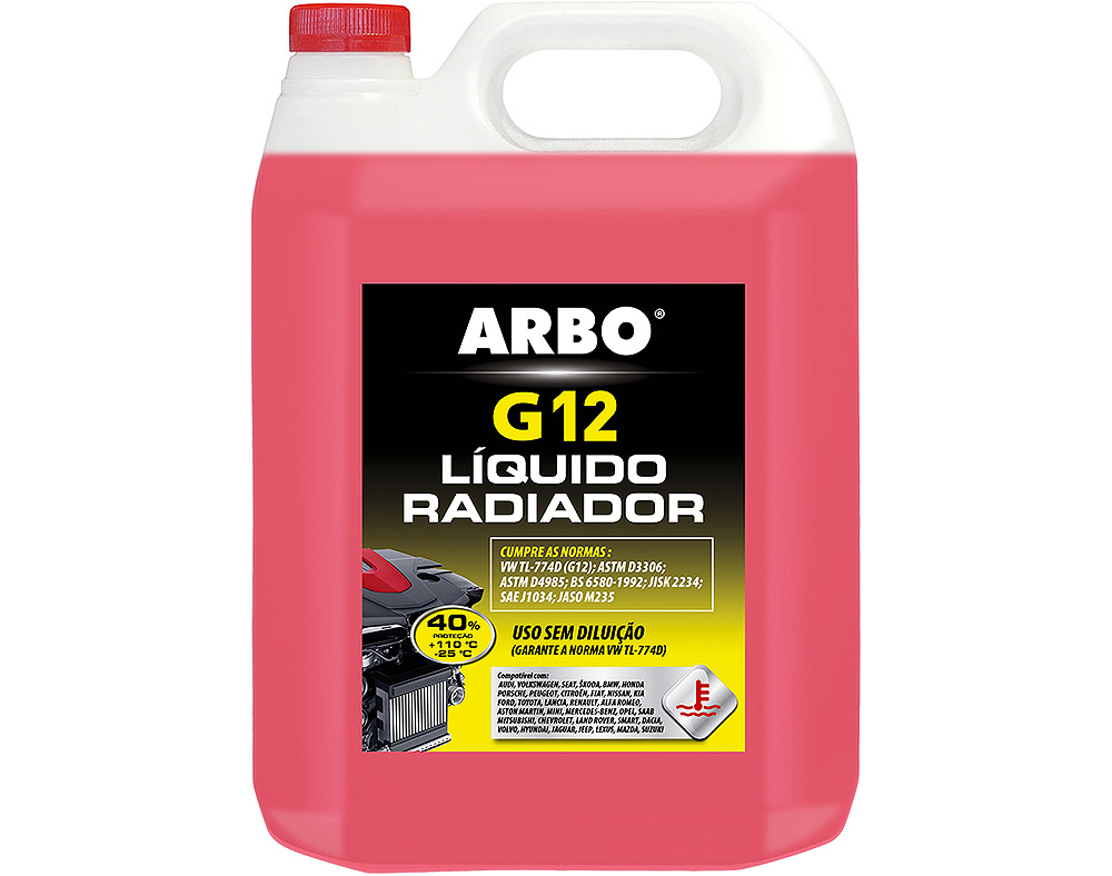 ANTICONGELANTE ARBO 40% G12 5L