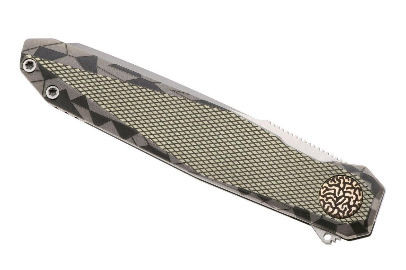 CRKT Facet K254TM390 Satin M390, Viral Titanium, zakmes, Ken Onion design