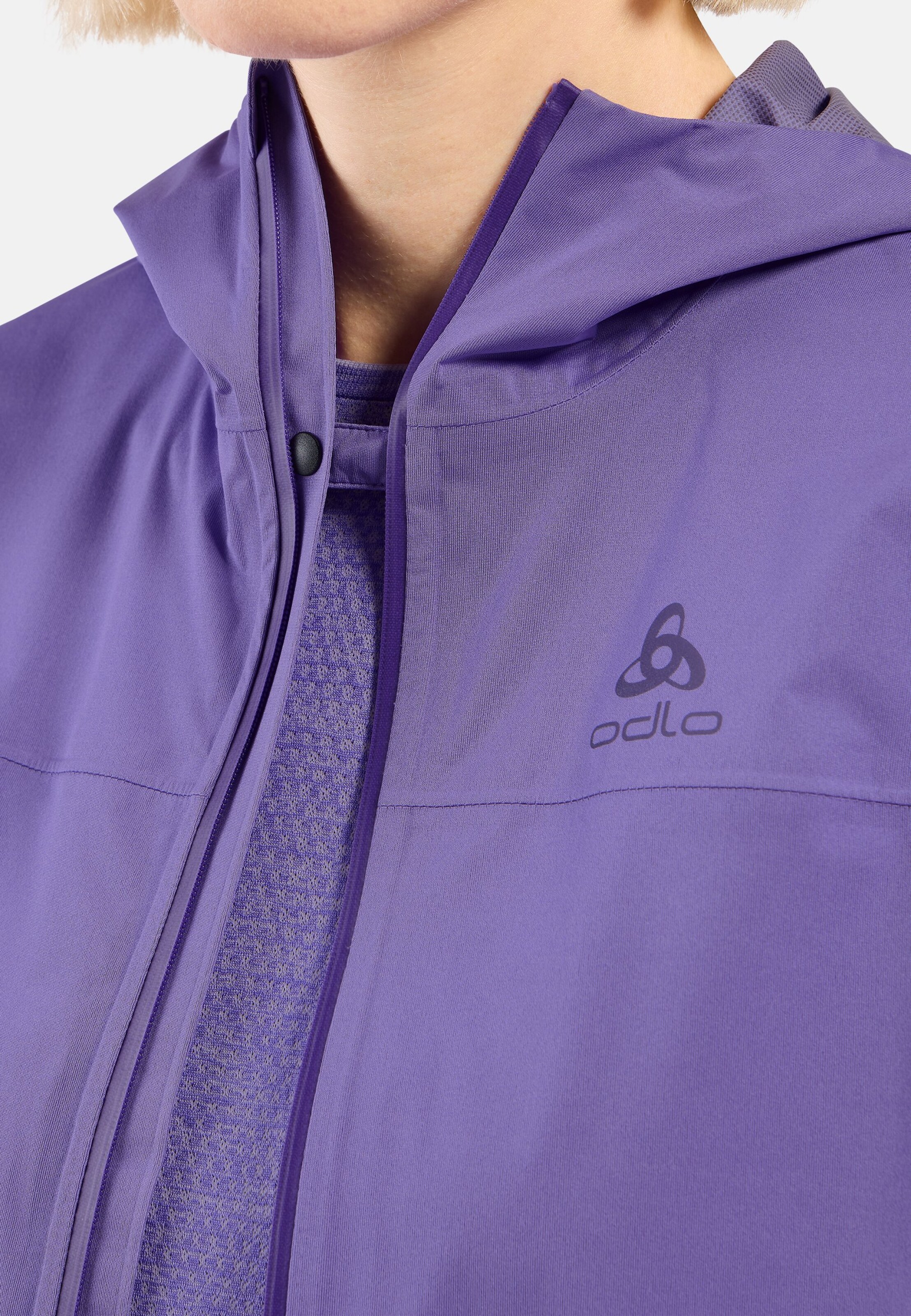 Wasserdichte X-Alp Performance Knit Laufjacke in afterparty