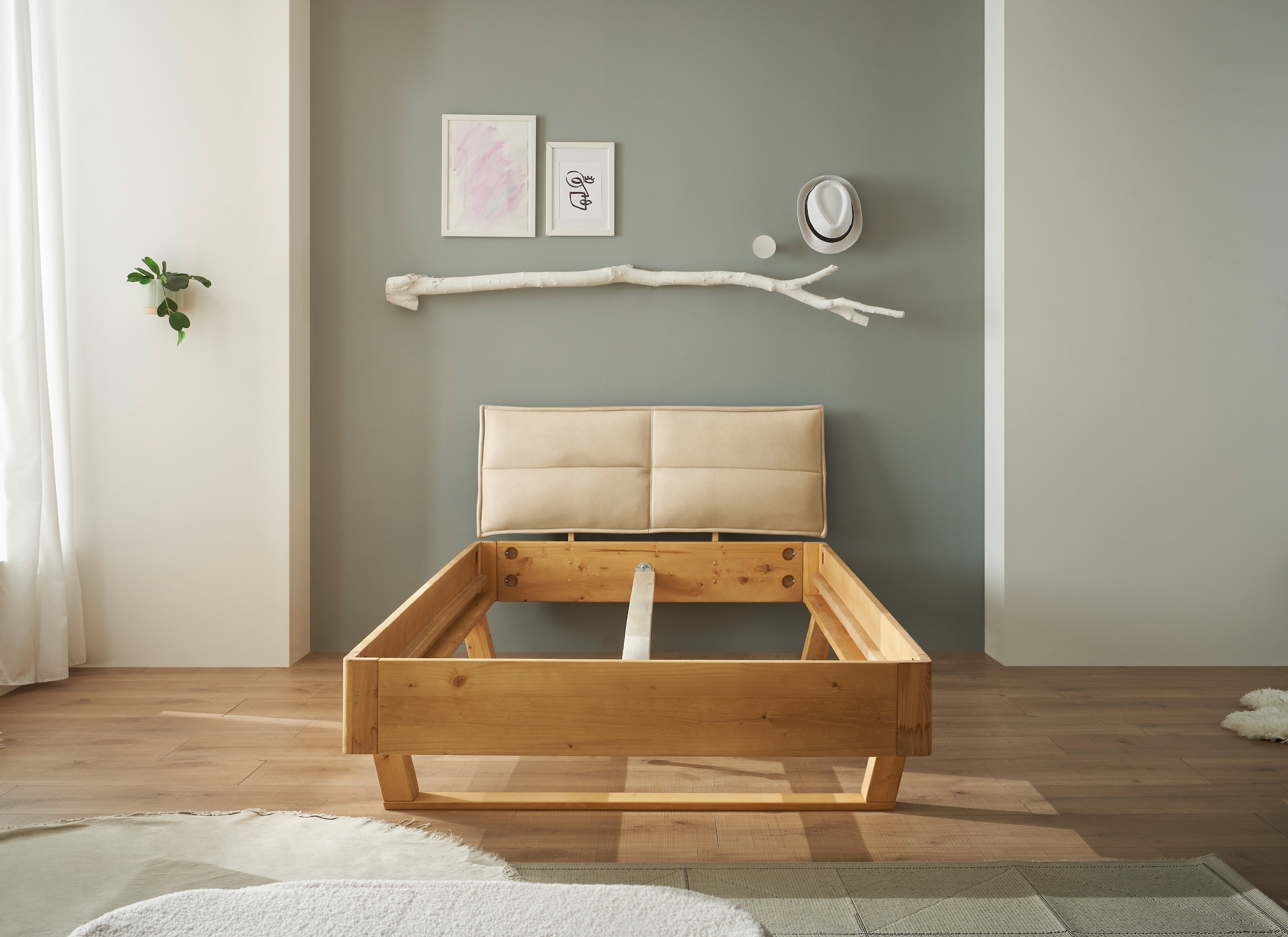 Schlafkontor Massivholzbett »Tjark« wahlweise Bett mit Liegefläche in 140 oder 180 cm