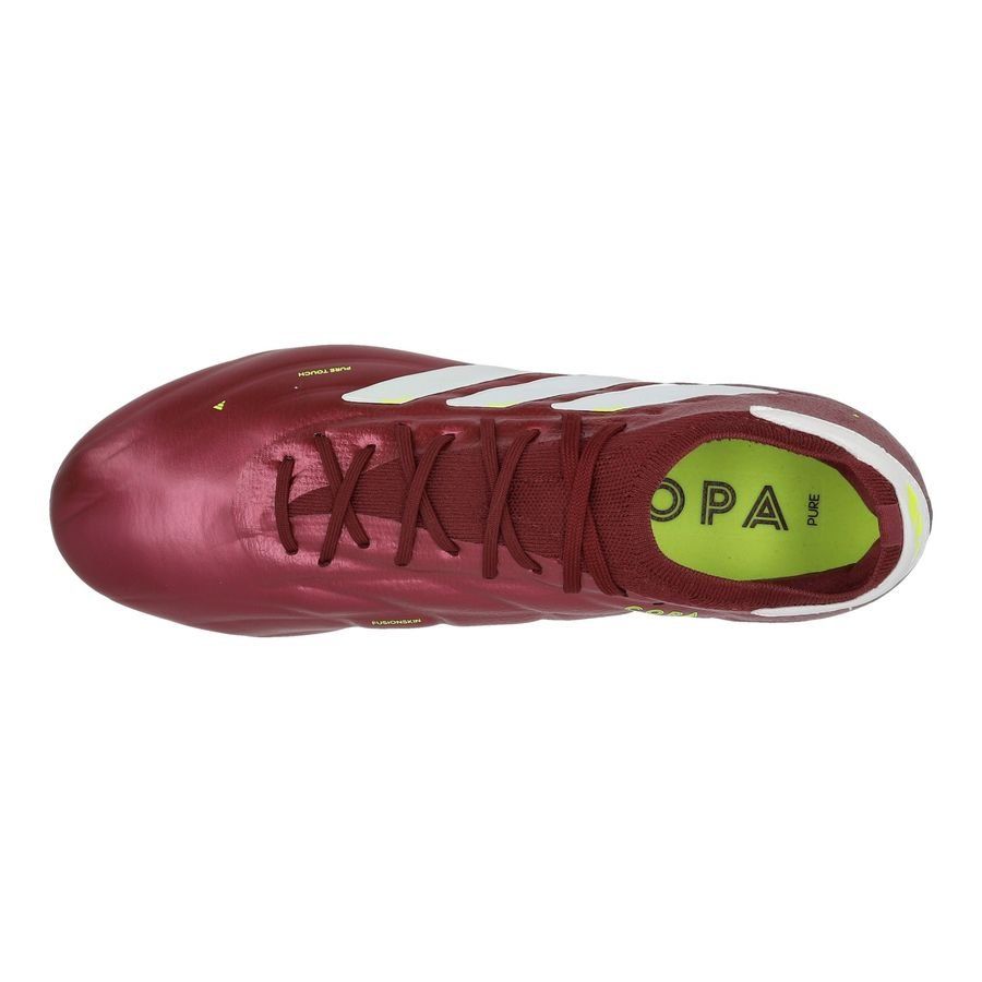 adidas Copa Pure 2 Elite KT FG Energy Citrus - Shadow Red/Blanc/Jaune