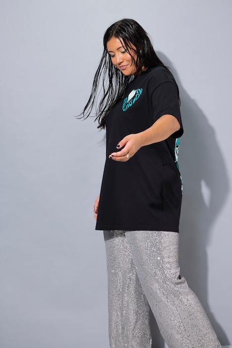 T-Shirt, Oversized, Rückenprint