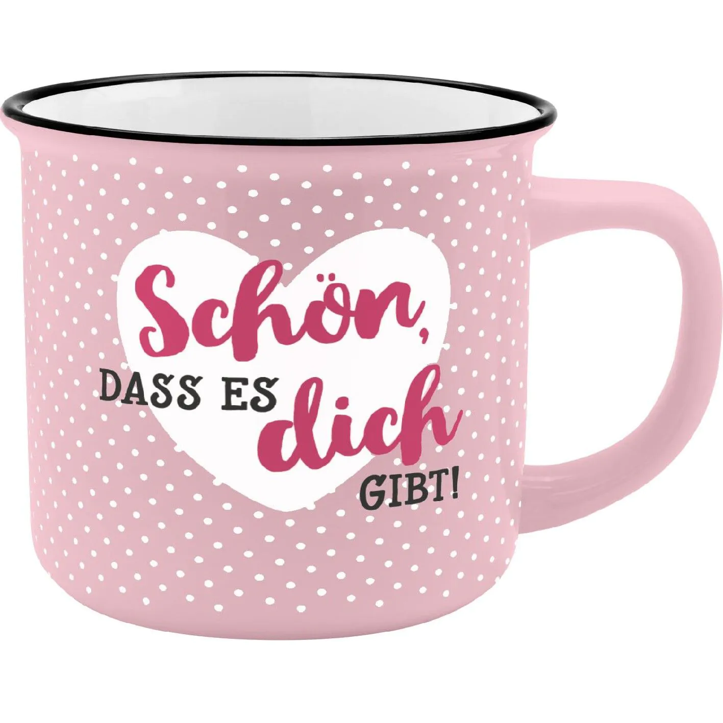 Becher Emaille-Optik, Schön, 350 ml