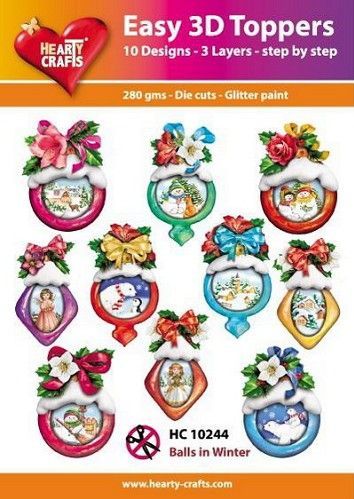 Easy 3D Toppers Winterballen - HC10244
