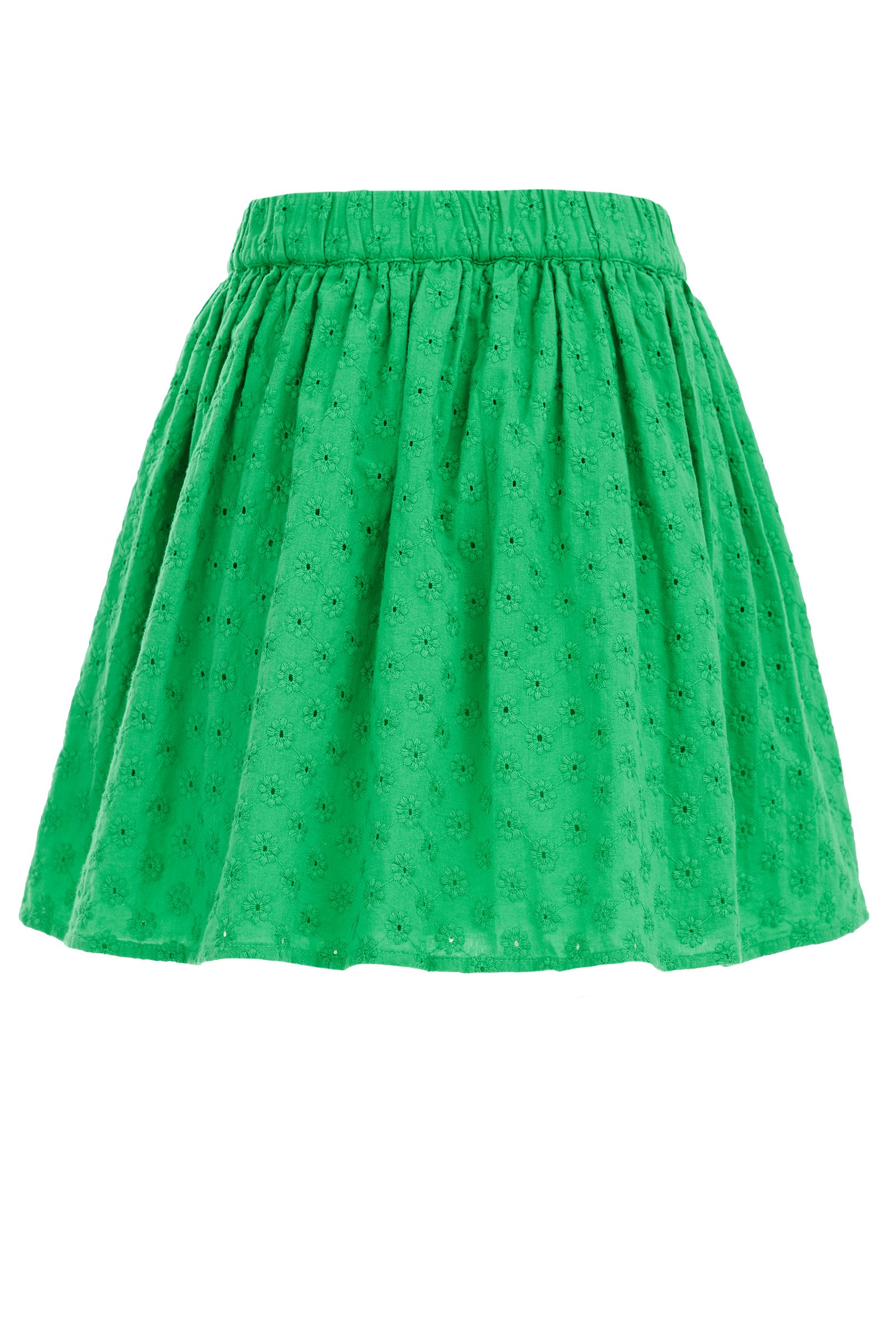 Meisjes rok met embroidery WE Fashion Groen