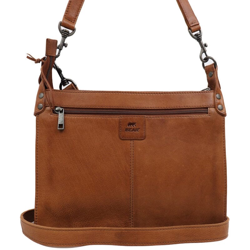 Bear Design Handtas / Schoudertas Clemens Cognac