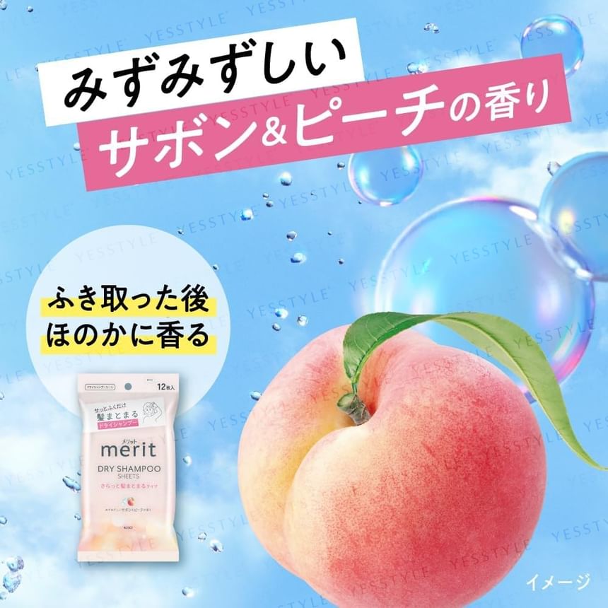Kao - Merit Day+ Droogshampoo Sheets