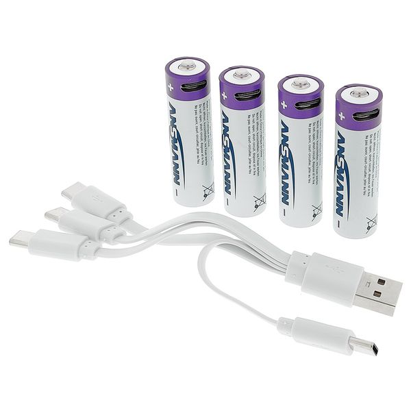 Ansmann AA 1,5V Li-Ion Akku USB-C