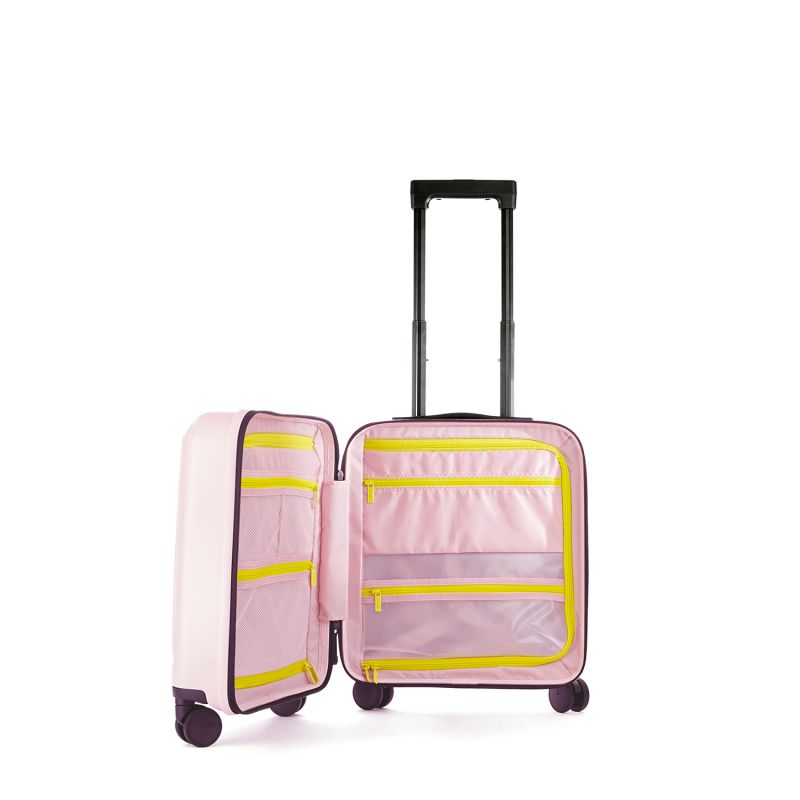 Valise underseat rigide Pure Mate Mini 45 cm Rose