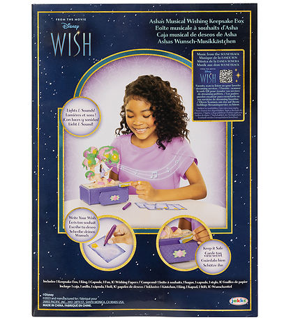 Disney Wish ?nskeskrin m. Lys/Lyd - Ashas ?nsketr?