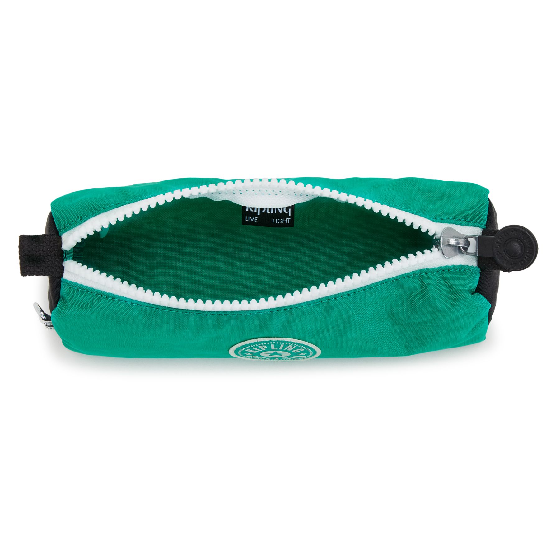 FREEDOM Trousse moyenne zippée à imprimé - Deep Green Black Block