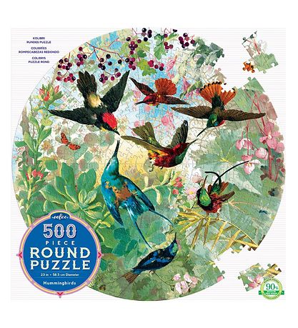 Eeboo Puzzlespiel - 500 Teile - Hummingbirds